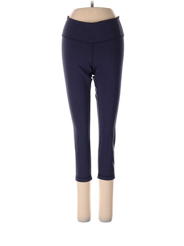 Pre-owned Lululemon Athletica Active Pants In Blue