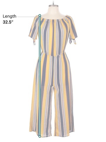 J for justify striped jumpsuit online