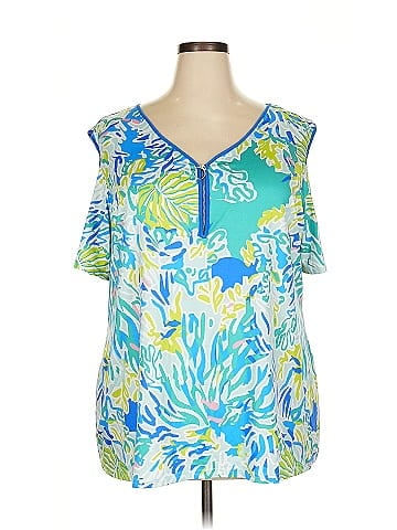 Perfectly Priscilla Short Sleeve Blouse (view 1)