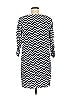 Escapada 100% Rayon Chevron-herringbone Blue Casual Dress Size M - photo 2