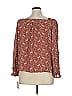 Angels 100% Rayon Brown Long Sleeve Blouse Size XL - photo 2