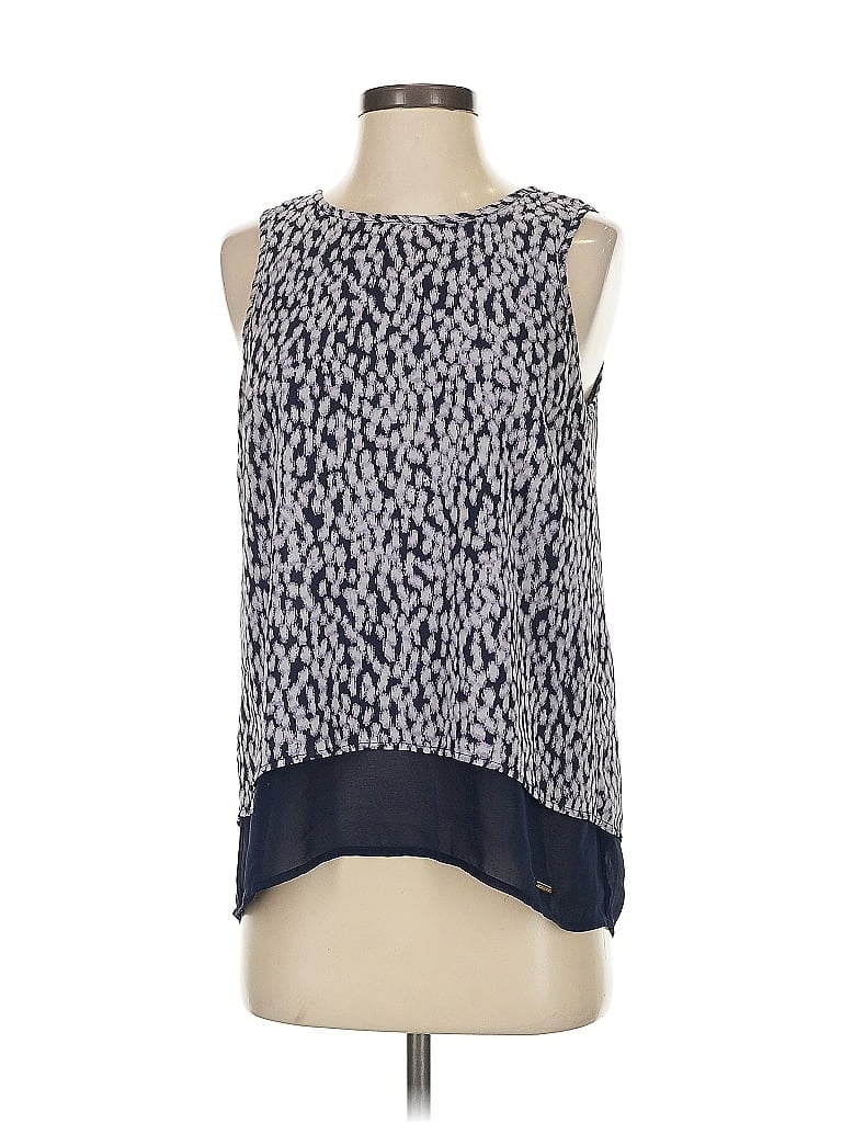 Pre-owned Michael Michael Kors Sleeveless Blouse In Blue