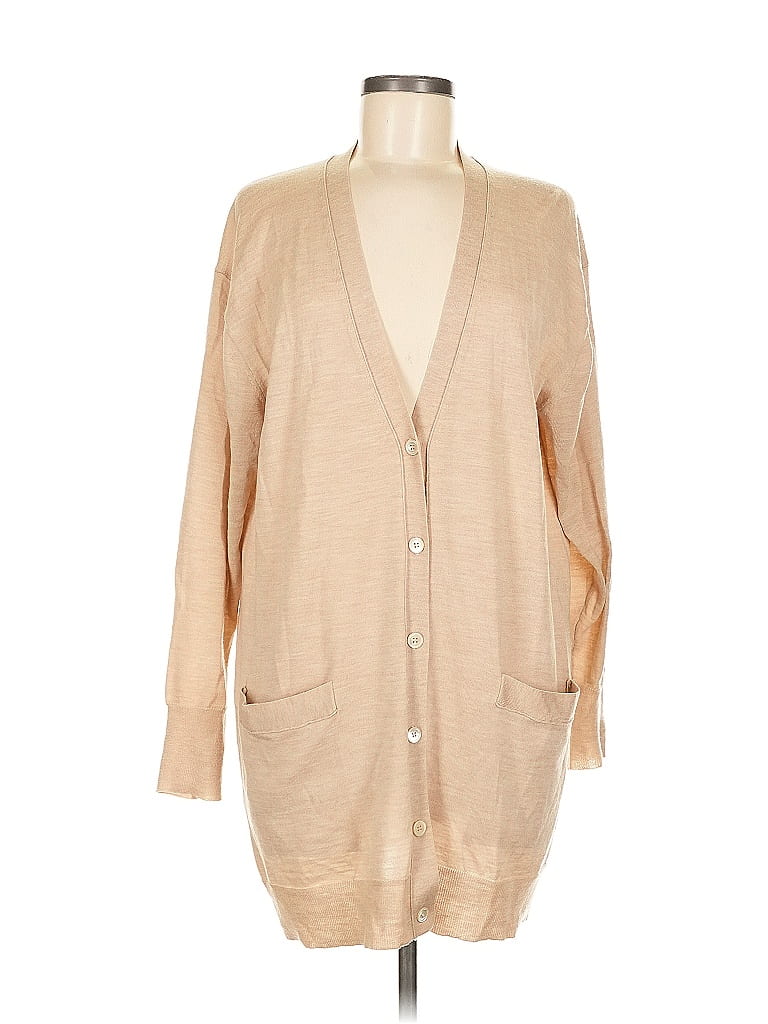 Vintage J Crew 100% Wool Soft Camel Cardigan main image 0