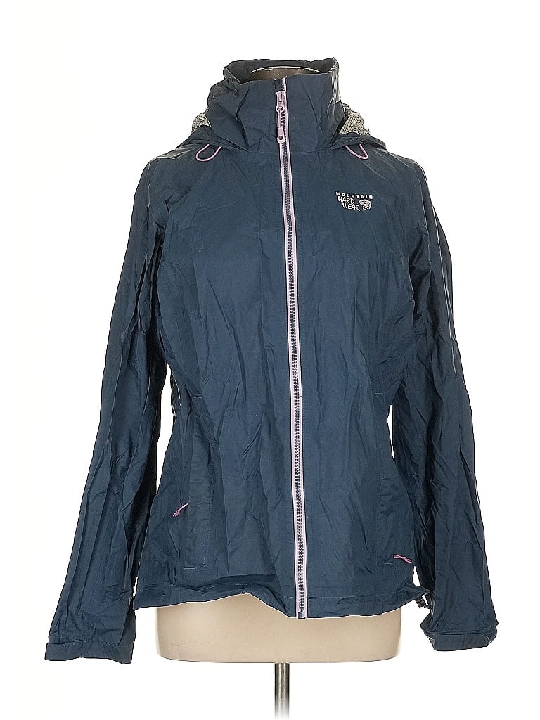 Mountain Hardwear 100% Nylon Blue Snow Jacket Size L - photo 1
