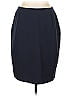 Alia Solid Blue Formal Skirt Size 10 - photo 1