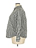 Ellos Checkered-gingham Black Long Sleeve Button-Down Shirt Size 18 - photo 5