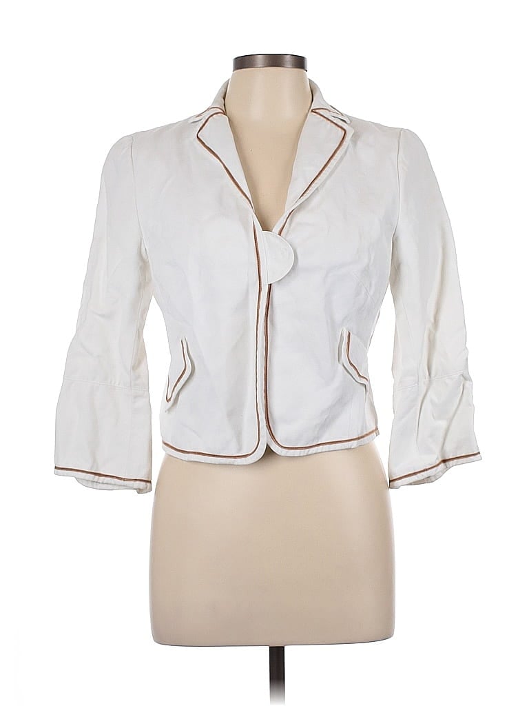 Akris Punto White Blazer Size 10 - photo 1