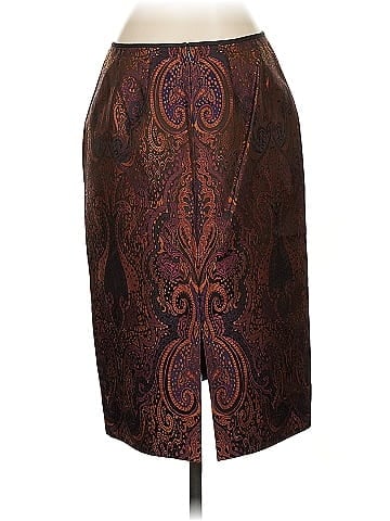 Linda Allard Ellen Tracy Silk Skirt (view 2)