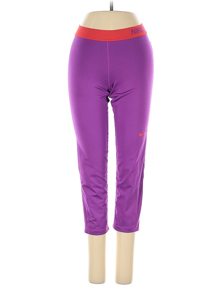 Pre-owned Nike Active Pants In Purple