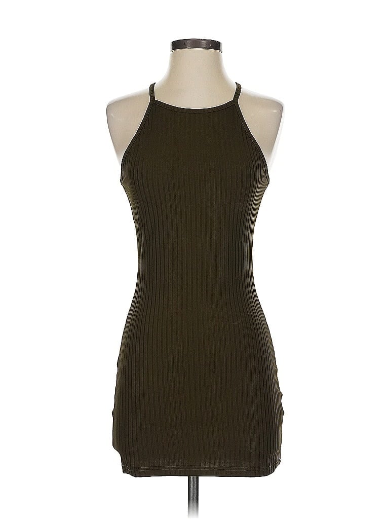 Nikki's Beach House Boutique 100% Polyester Brown Casual Dress Size XS - photo 1