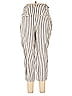 Madewell Stripes Silver Linen Pants Size 10 - photo 2