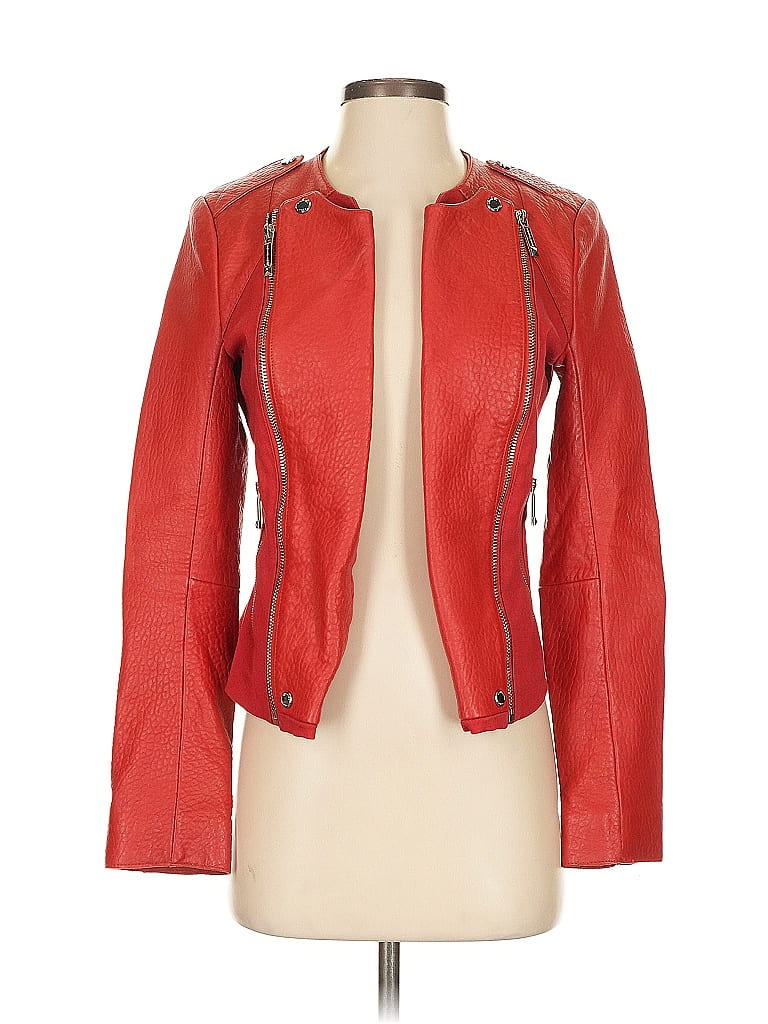 Coat Trench Coat By Michael By Michael Kors In Red, Size: Xs