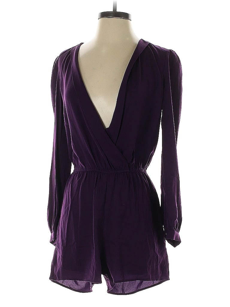 Pre-owned Ark & Co. Romper In Purple