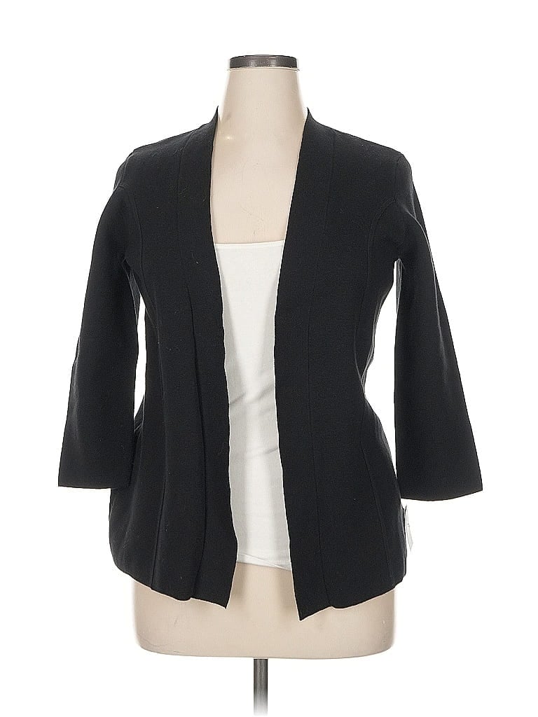 Pre-owned Alfani Cardigan Sweater In Black