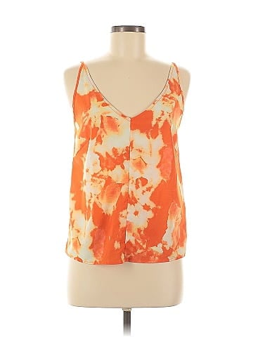 Thakoon Collective Orange Tie Dye Slip Tank (view 1)