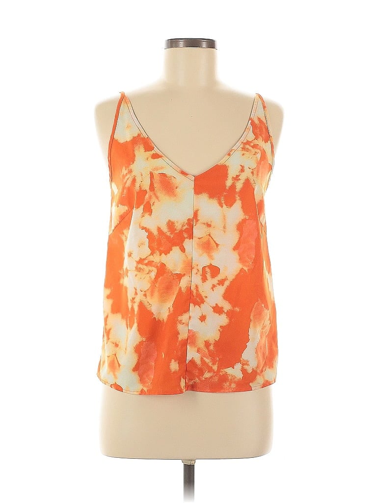 Pre-owned Thakoon Collective Sleeveless Blouse In Orange