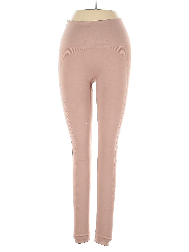 Pre-owned Set Active Leggings In Brown