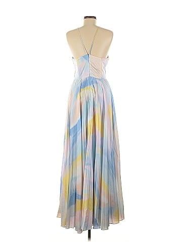 ML Monique Lhuillier Swirl Satin Gown (view 2)