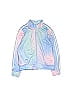 Adidas 100% Polyester Color Block Blue Track Jacket Size 14 (big kids) - photo 1