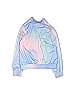Adidas 100% Polyester Color Block Blue Track Jacket Size 14 (big kids) - photo 2