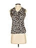 Ann Taylor Tan Sleeveless Blouse Size 0 - photo 1