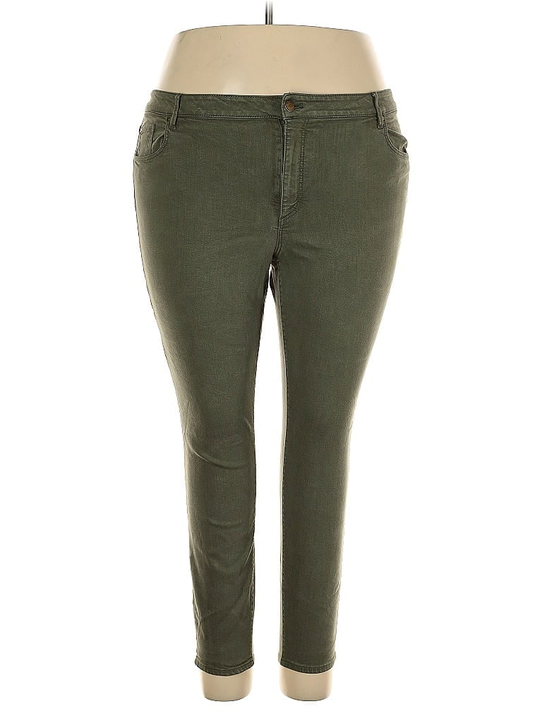 Ann Taylor Green Jeggings Size 18 - photo 1