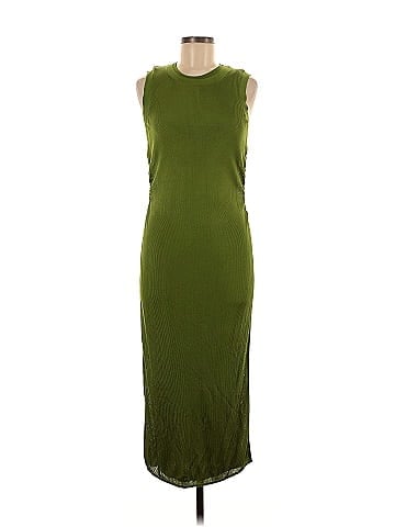 Atlein Collective Green Knit Midi Dress (view 1)