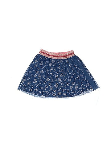 blue Denim Skirt (view 2)