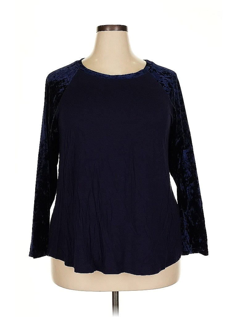 Cool Melon Blue Long Sleeve T-Shirt Size 2X - photo 1