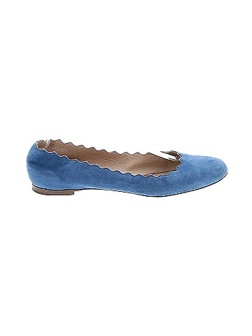 Chloé Suede Lauren Flats (view 1)