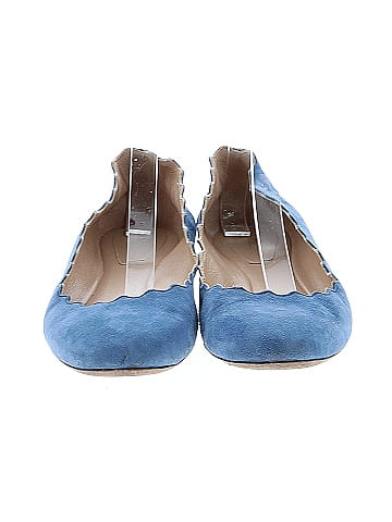 Chloé Suede Lauren Flats (view 2)
