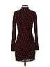 Black Halo Print Black Briar Floral Mini Dress Size 4 - photo 1