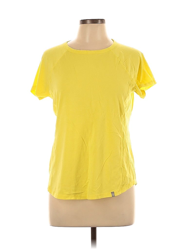 Pre-owned T By Talbots Active T-shirt In Yellow