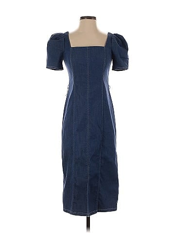 Shoshanna Denim Candelaria Dress (view 1)