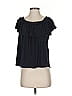 Current/Elliott 100% Cotton Black Short Sleeve Top Size 1 - photo 1