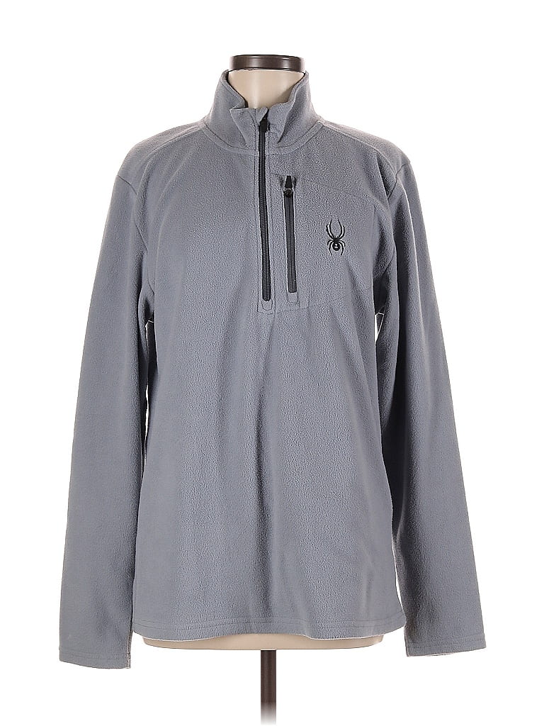 Spyder 100% Polyester Gray Fleece Size M - photo 1