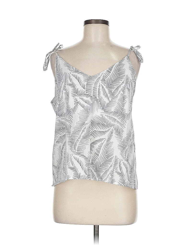 Pre-owned Molly Bracken Sleeveless Blouse In Silver