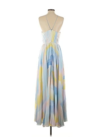 ML Monique Lhuillier Swirl Satin Gown (view 2)