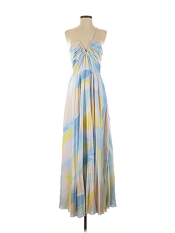 ML Monique Lhuillier Swirl Satin Gown (view 1)