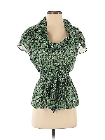 Odille Short Sleeve Silk Top (view 1)