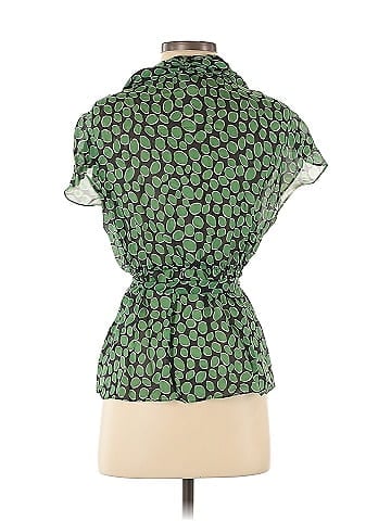 Odille Short Sleeve Silk Top (view 2)