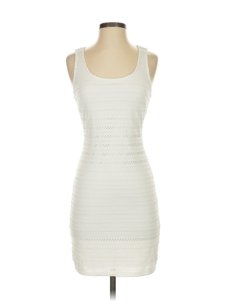 Pre-owned Jennifer Lopez Casual Dress In White