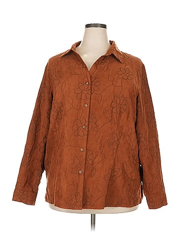 Sag Harbor Long Sleeve Blouse (view 1)