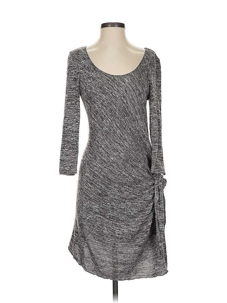 Pre-owned Max Studio Casual Dress In Gray