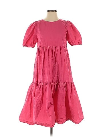 Peter Som Collective Puff Sleeve Tiered Dress (view 1)