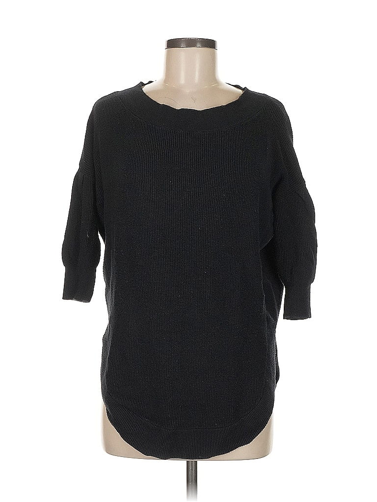 Pre-owned Express Pullover Sweater In Black