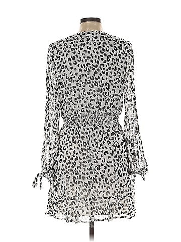 Great Jones Leopard Print Surplice Dress (view 2)