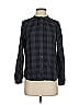 Rails 100% Rayon Plaid Black Long Sleeve Button-Down Shirt Size XS - photo 1