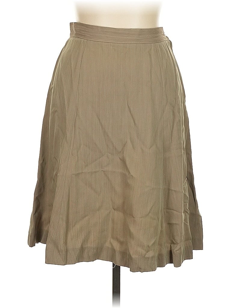 Pre-owned Joan & David Casual Skirt In Brown