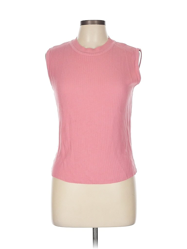Pre-owned Assorted Brands Sweater Vest In Pink